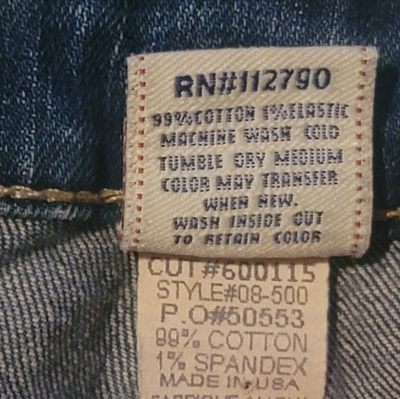 True Religion Joey Jean Woman Low Boot Distressed Wash w Stretch L 28 - Picture 8 of 10